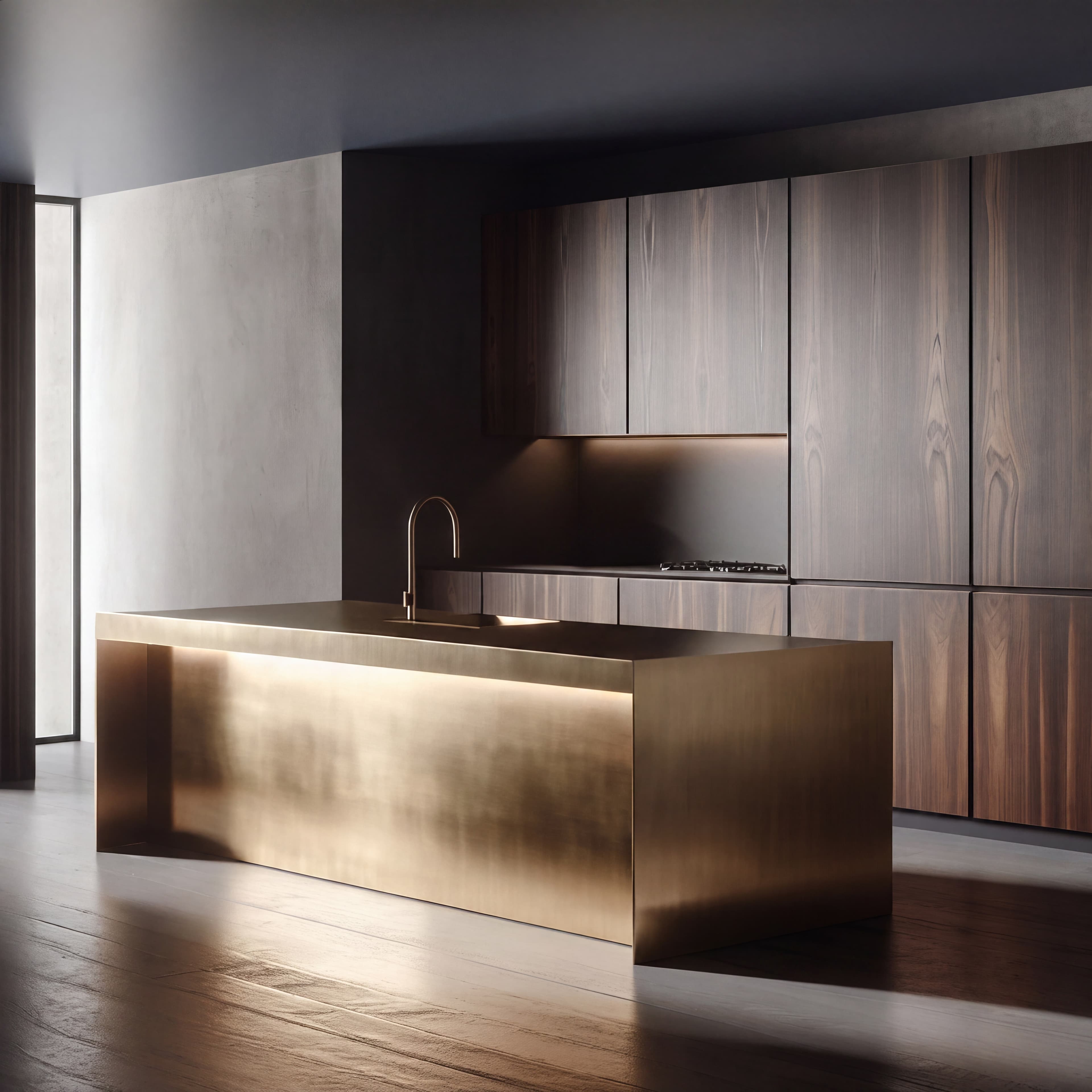 Warm, light-filled renovation interior